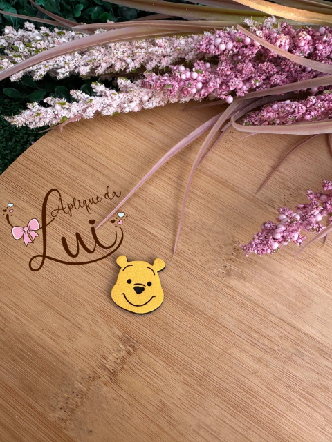 Aplique Cabeça Pooh - comprar online