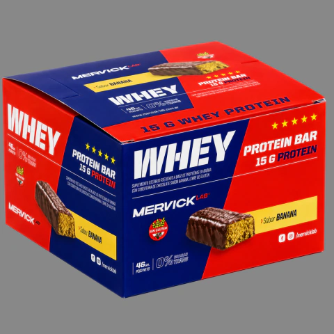 BARRITAS DE PROTEÍNA (552 GRS – 12 UNIDADES) – MERVICK LAB