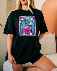 Remera Tarot "Buenos días tu vieja" en internet