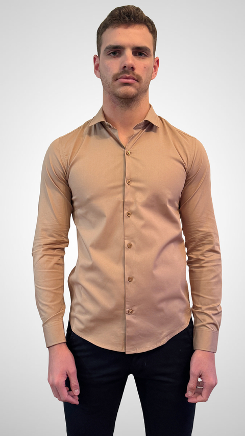 Camisa Siena Marron Claro