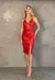 Vestido Catarina em couro - comprar online