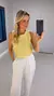 Cropped Barbará Vazado em Couro - comprar online
