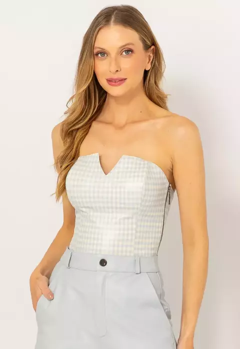 Cropped Bella Felicitá em Couro - comprar online