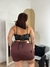 Saia Cargo marrom com lycra - TH Store Moda Plus Size