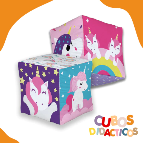 Cubo didactico Unicornio - comprar online
