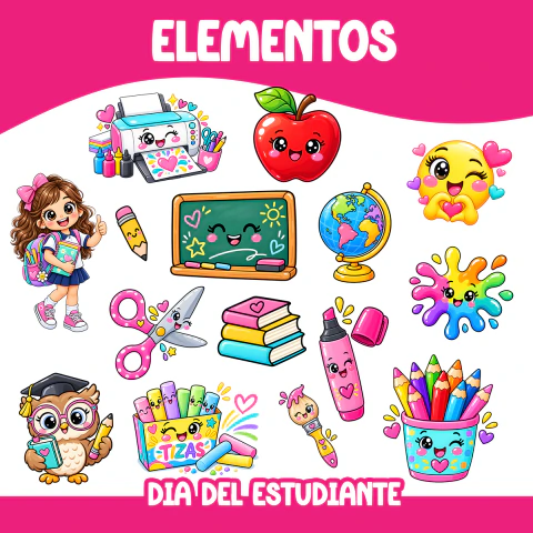 Elementos Dia del Estudiante 2026 -8 SEPTIEMBRE 2026