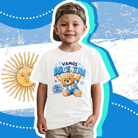 Remeras Ositos Argentina 40-MAYO 2026