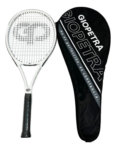 Raqueta Tenis Serie Pro + Funda 16x19 Liviana Giopetra White