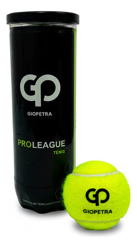 Tubo De Pelotas Tenis X3 Giopetra Profesional Pro League