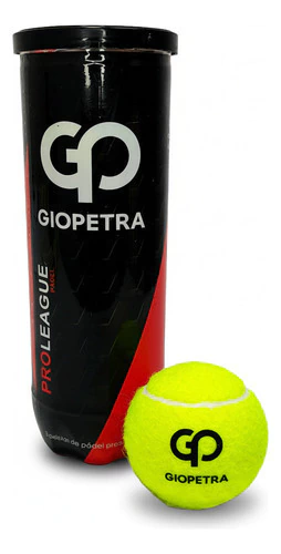 Tubo De Pelotas Padel X3 Giopetra Pro League Profesional