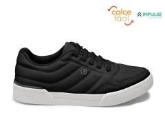 Tenis feminino kolosh c3013 detalhe brilho no calcanhar com cadarço elástico - comprar online