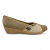 Sapato piccadily 143206 det dourado anabela - comprar online