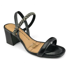 Sandália Dakota y9962 Salto Bloco tira pedras/strass - comprar online