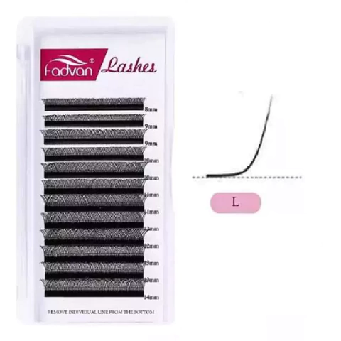 CÍLIOS FADVAN YY- 0.07 - CURVATURA L (MIX)