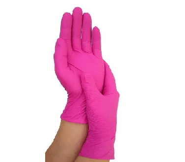 LUVA DESCARTAVEL NITRILICA