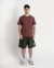 Shorts Monograma Verde - comprar online