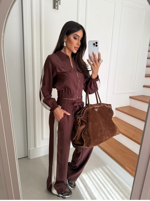 Conjunto listra elegante - comprar online