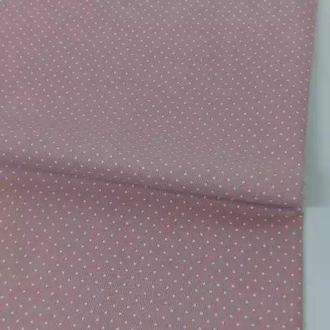 Tecido Fernando Maluhy – Mini Poás - Rosa Antigo