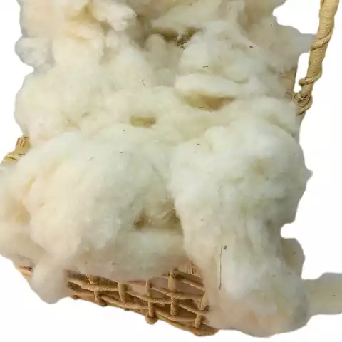 Lã Lavada para enchimento - 200 gramas