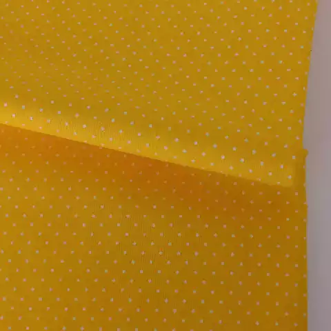 Tecido Fernando Maluhy – Mini Poás - Amarelo Vibrante