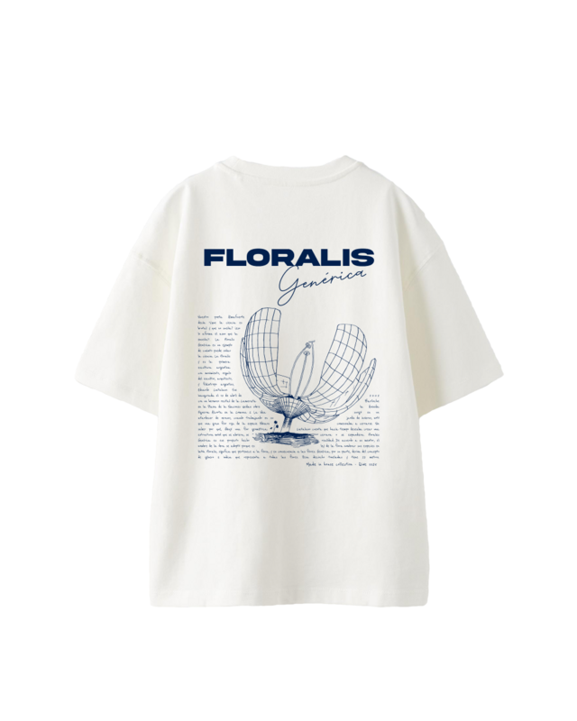 Remera "Floralis" - Blanca thumbnail 2