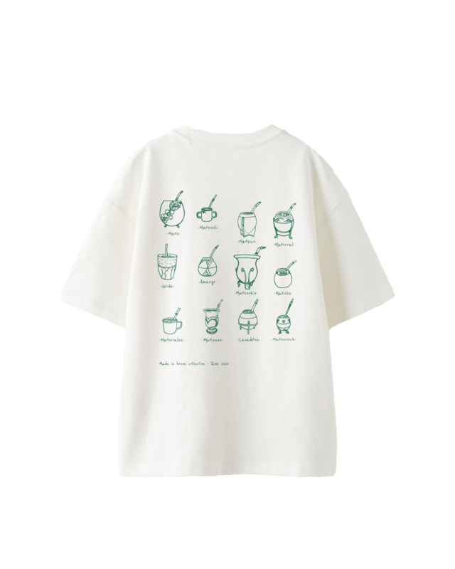 Remera "Mate" - Blanca thumbnail 2