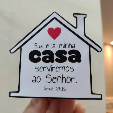 Tag - Eu e minha casa serviremos ao Senhor
