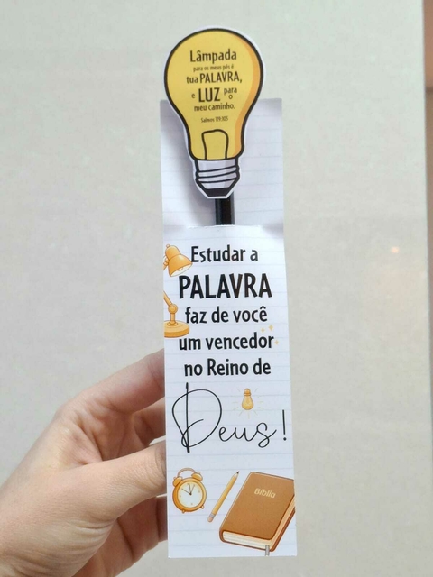 Marca-páginas | Estudar a Palavra faz de você um vencedor no Reino de Deus