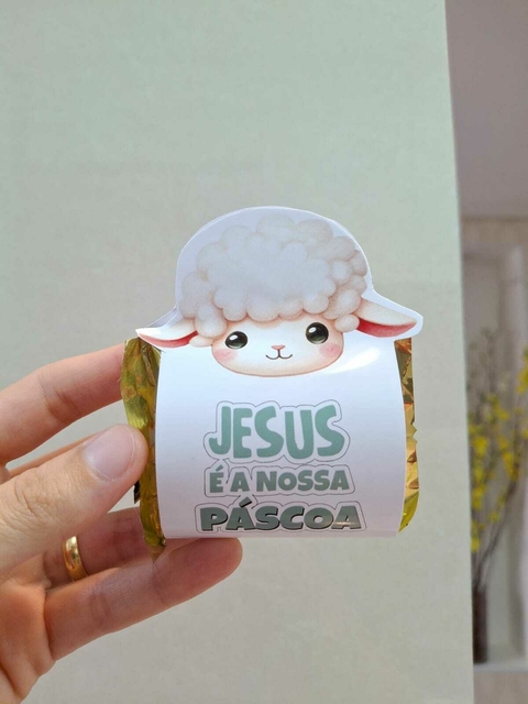 Porta-bombom | Jesus é a nossa Páscoa