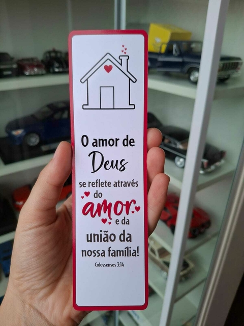 Marca-páginas | O amor de Deus se reflete através do Amor