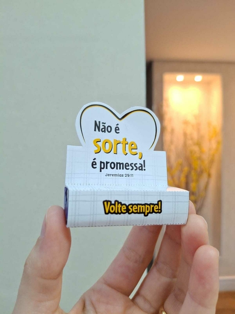 Porta-bis único | Não é sorte, é promessa