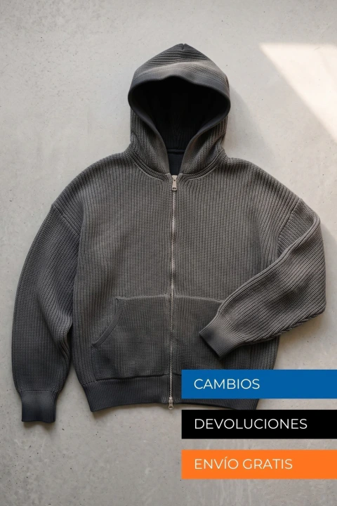 Campera Wash gris