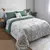 Combo Sommier Piero Sonno + Respaldo + Acolchado + Sabanas Y Almohadas