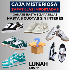 CAJA MISTERIOSA ZAPATILLAS IMPORTADAS (HASTA 3 PARES IMPORTADOS)