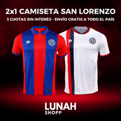 CAMISETA SAN LORENZO 2025 ATOMIK 2X1