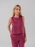 BLUSA CROPPED LINHO PURO DEL AMO