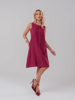 VESTIDO PESPONTO DEL AMO