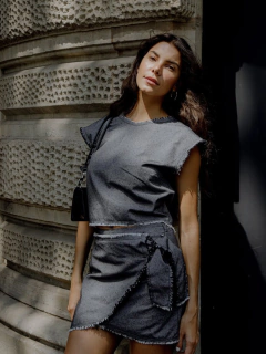 BLUSA ROCA CHAMBRAY NOBRE COLLECTION