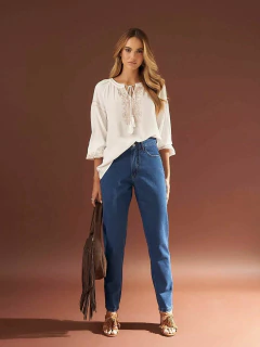 Calça Mom Stone Four One