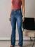 Calça bootcut jeans lavagem média Four One - comprar online