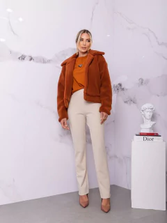 CALCA MALHA FIT CREPE DEL AMO