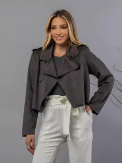 JAQUETA SUEDE HEAVY DEL AMO