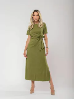 VESTIDO KASHIMIR SPAN KINT C/AMARRAÇAO DEL AMO