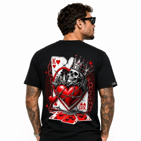 Camiseta Lovushka Cartas LVK