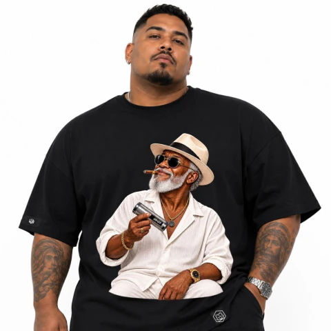 Camiseta Oversized Lovushka Ganza