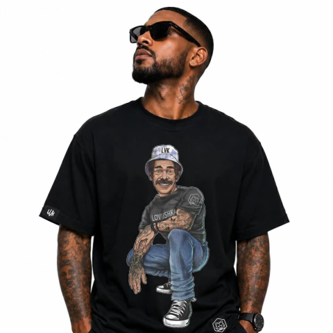 Camiseta Oversized Lovushka Madruga