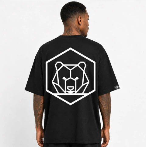 Camiseta Oversized Lovushka Urso
