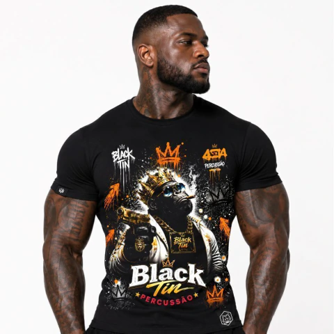 Camiseta Lovushka Gorila Black tin