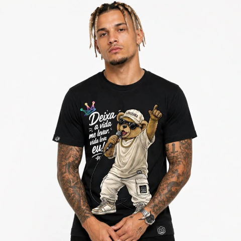 Camiseta Lovushka Urso Cantando
