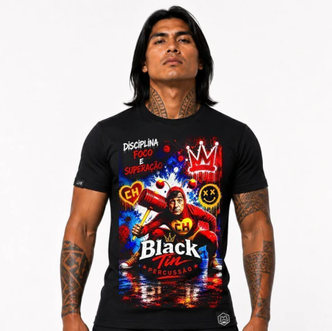 Camiseta Lovushka Chapolin Black tin